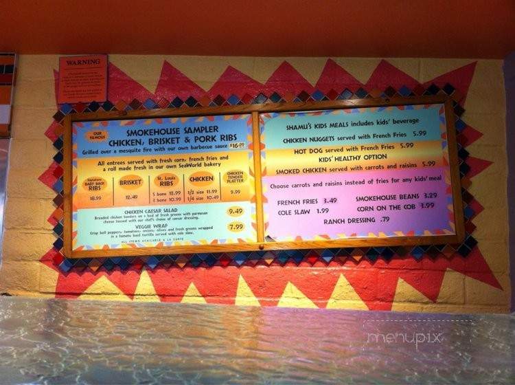 Calypso Bay Smokehouse - San Diego, CA menu_pic