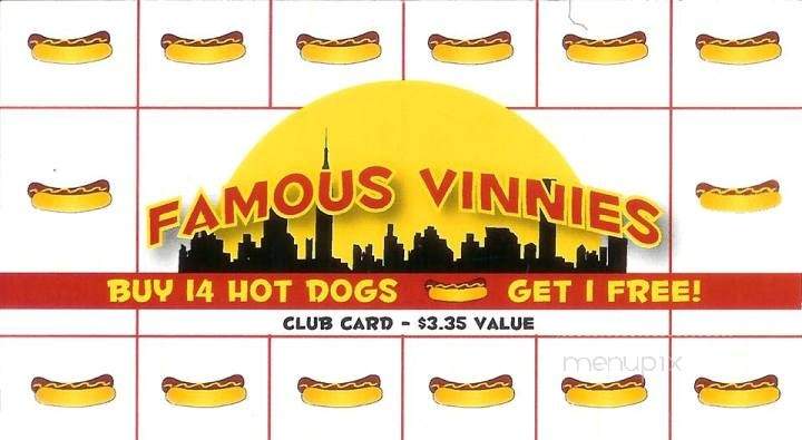 /250282214/Famous-Vinnies-Hot-Dogs-Menu-Fairfield-CA - Fairfield, CA