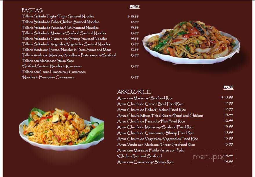 El Tayta Restaurant - Hallandale, FL menu_pic