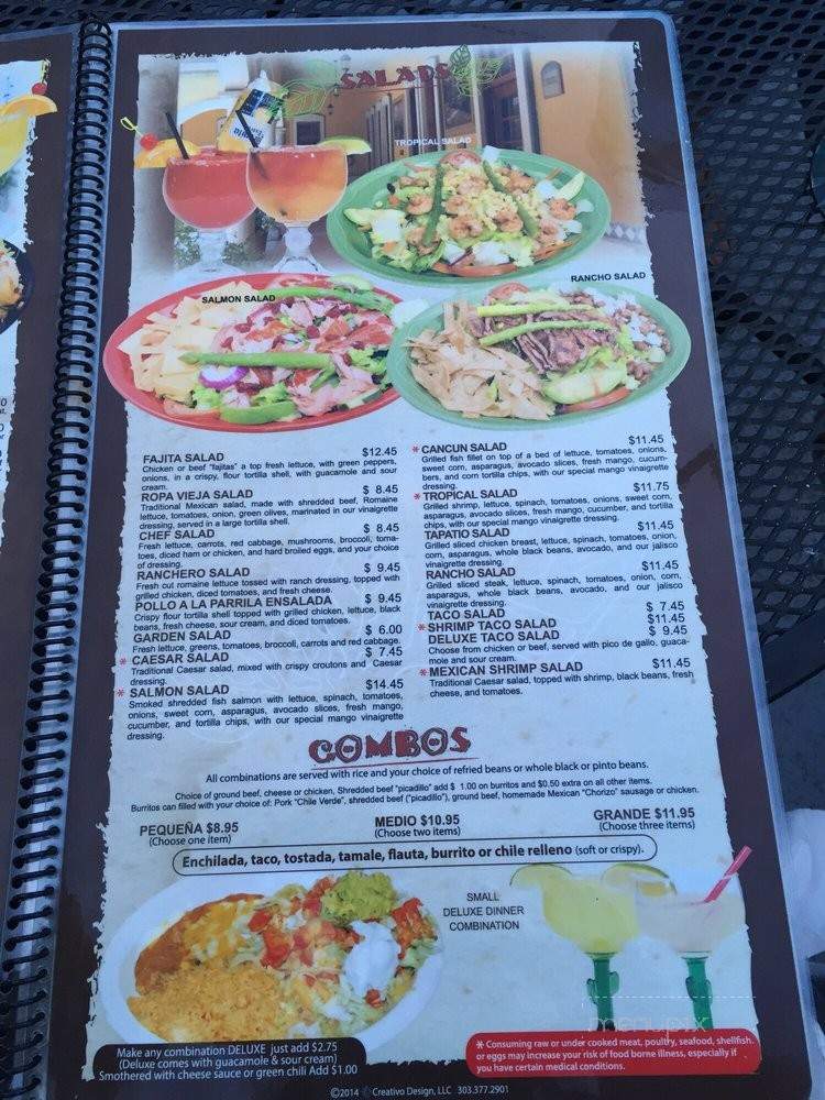 La Hacienda Bar & Grill - Estes Park, CO menu_pic