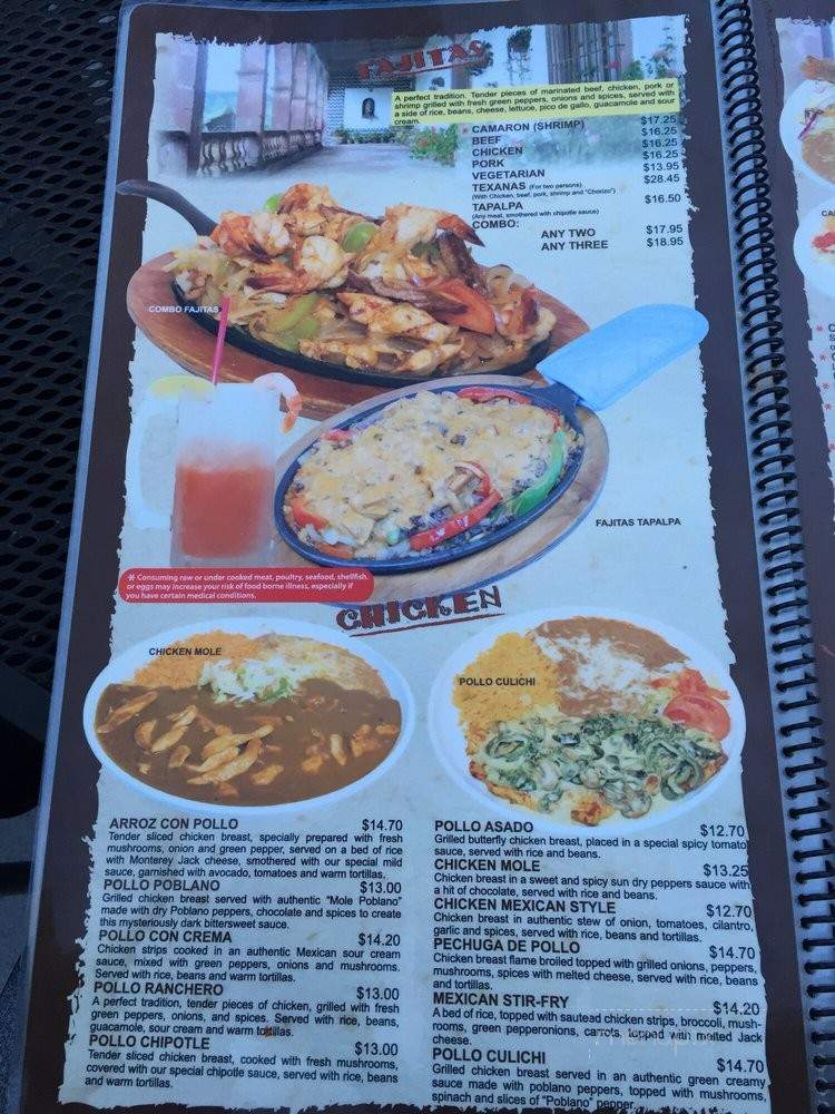 La Hacienda Bar & Grill - Estes Park, CO menu_pic