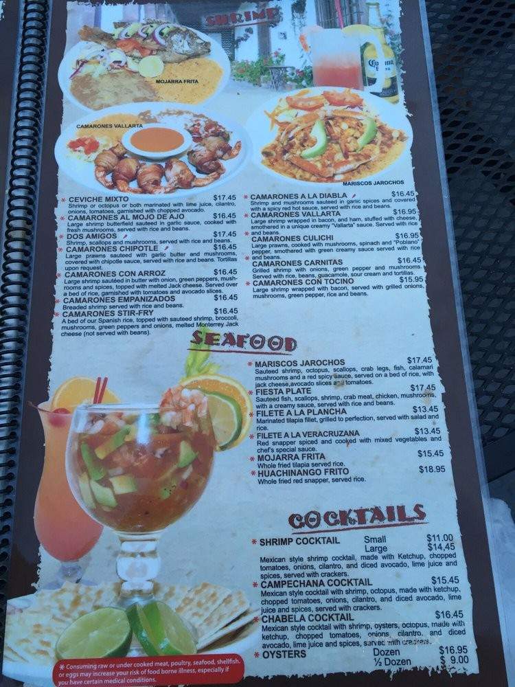 La Hacienda Bar & Grill - Estes Park, CO menu_pic