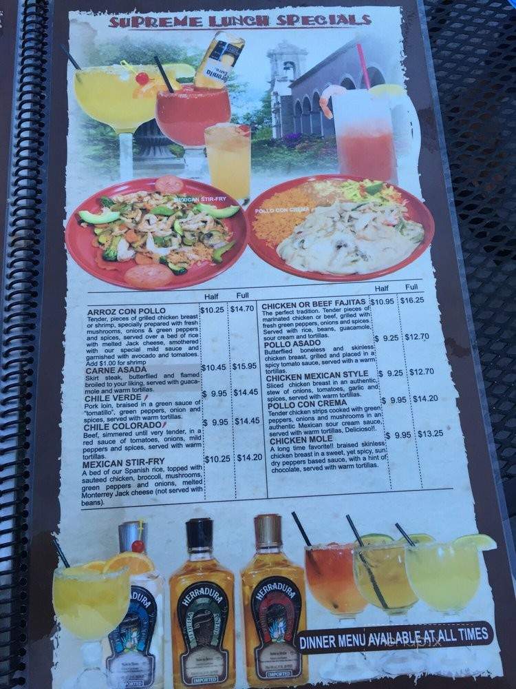 La Hacienda Bar & Grill - Estes Park, CO menu_pic