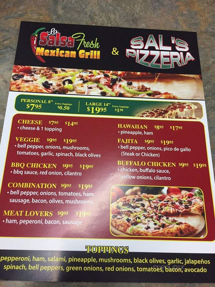 La Salsa Fresh Mexican Grill - Riverbank, CA menu_pic