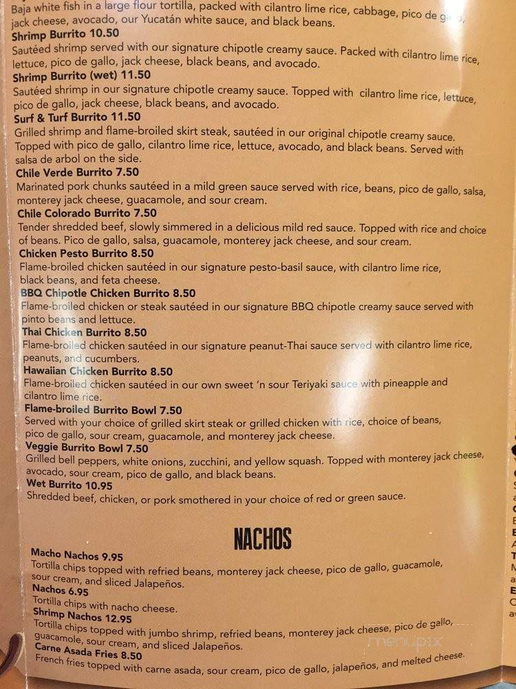 La Salsa Fresh Mexican Grill - Riverbank, CA menu_pic