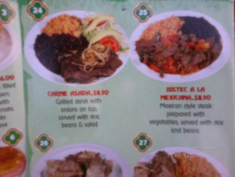 La Fondita - Hyattsville, MD menu_pic