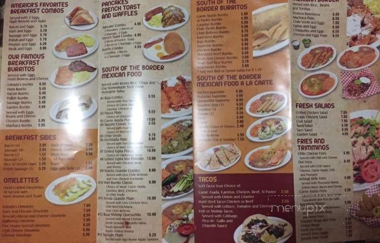Estrada's Grill - Garden Grove, CA menu_pic