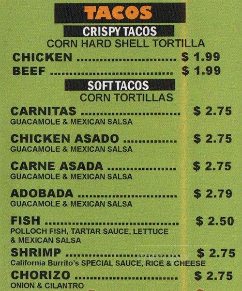 /250316617/California-Burrito-Taco-Shop-Des-Moines-WA - Des Moines, WA