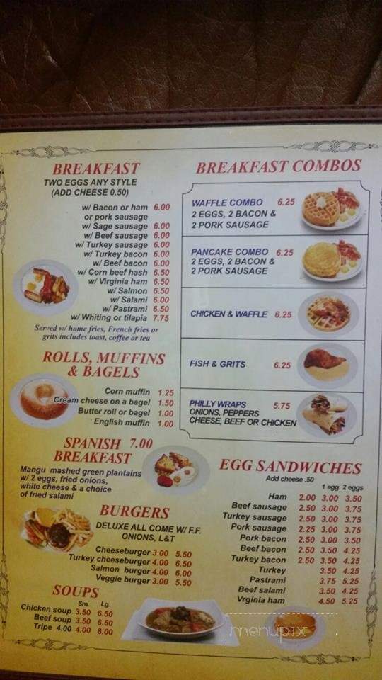 Angie's Breakfast Spot - Brooklyn, NY menu_pic