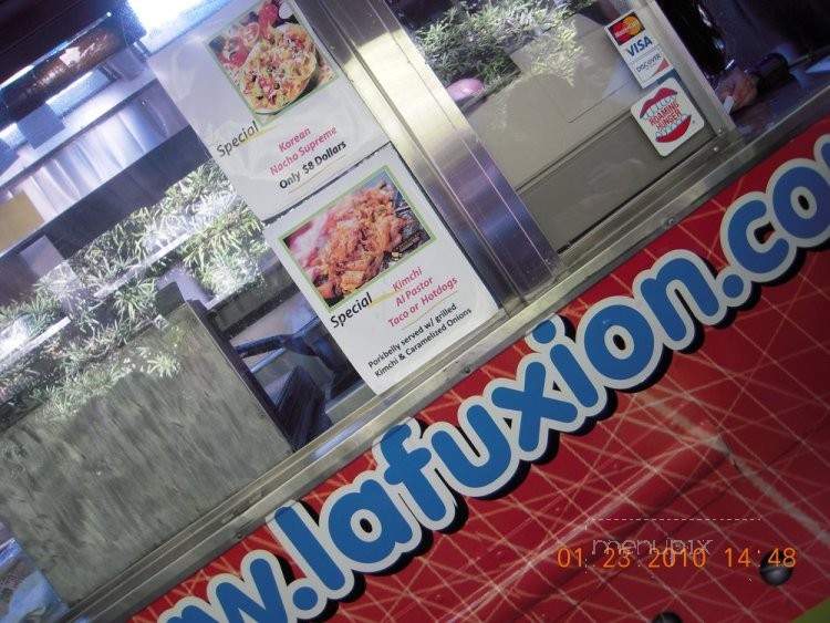 LA FuXion - Los Angeles, CA menu_pic