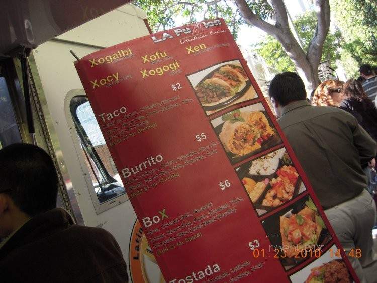 LA FuXion - Los Angeles, CA menu_pic