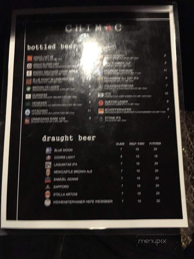 Chimac - Bayside, NY menu_pic