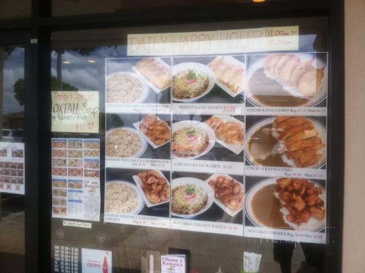 Ohana Ramen - Waipahu, HI menu_pic