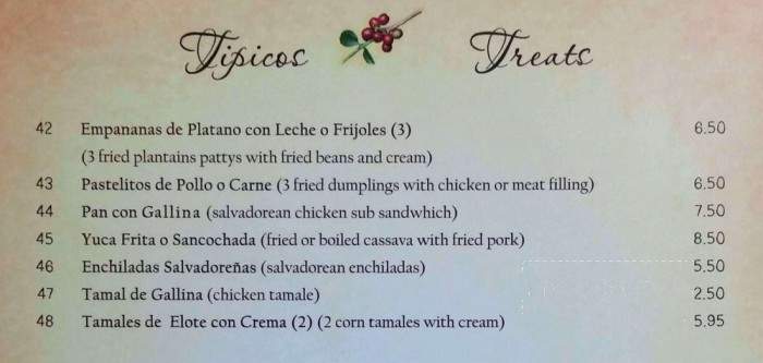 El Cafetalito - Commerce, CA menu_pic