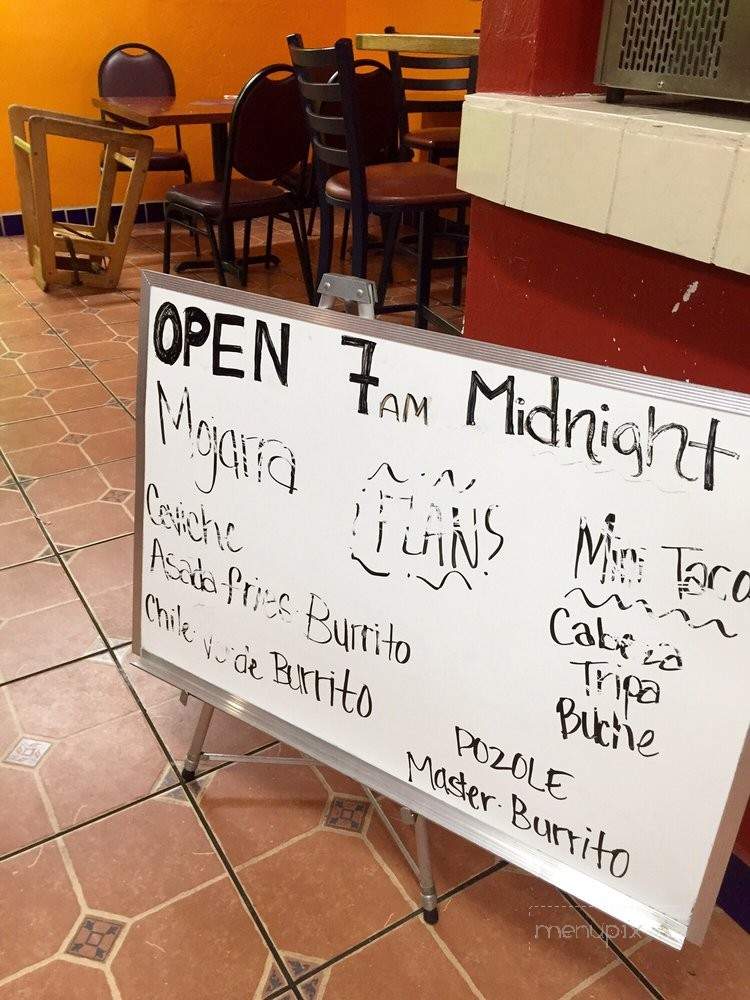 Tacos El Jefe - Cedar City, UT menu_pic