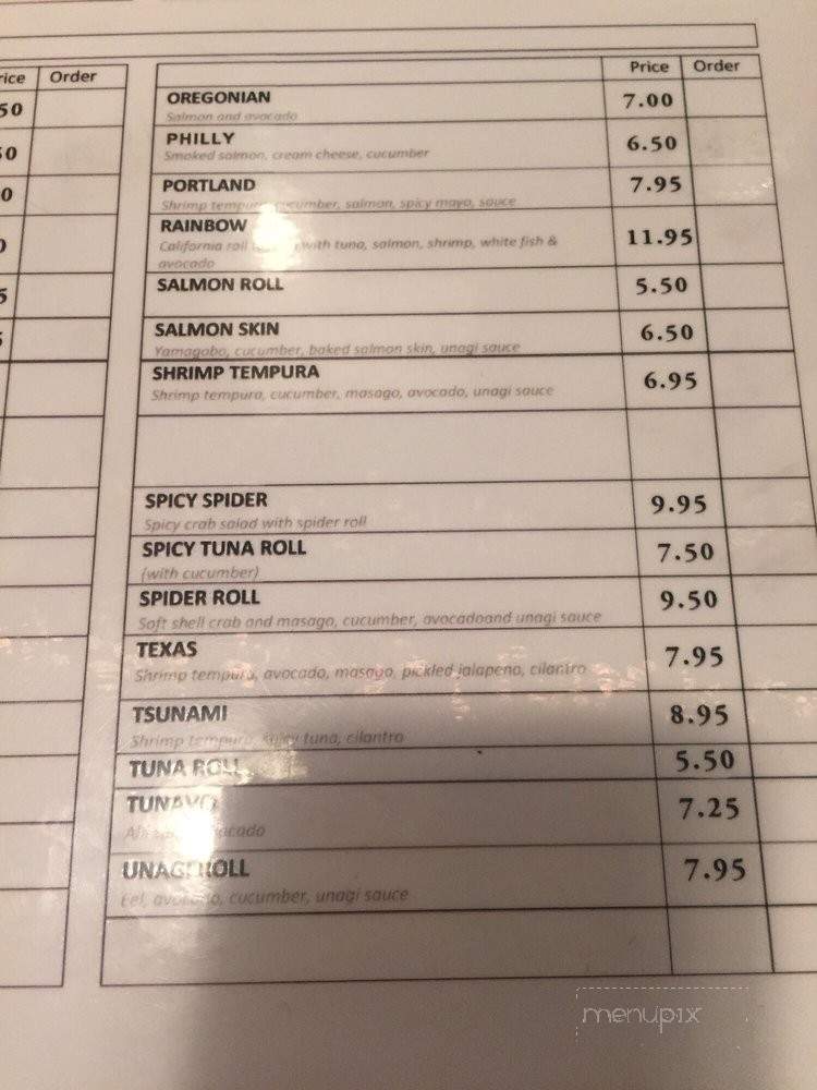 Gangnam Sushi & Grill - Tempe, AZ menu_pic