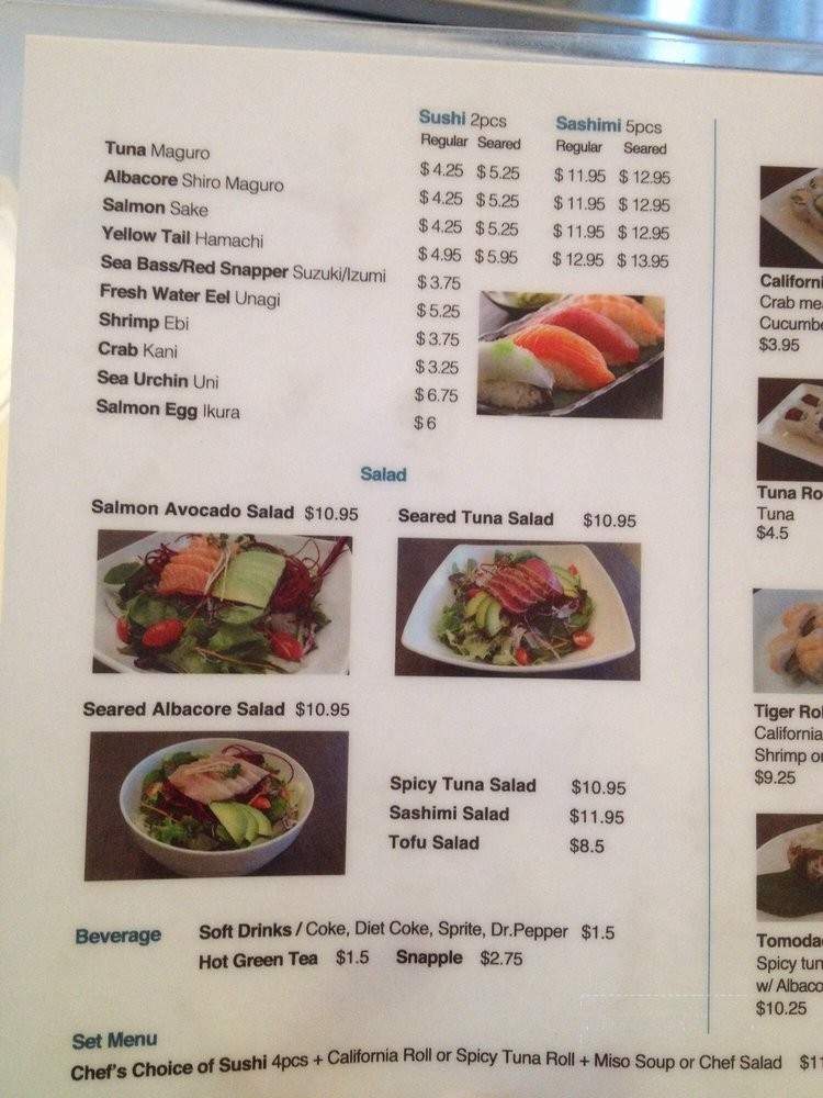 Blue Fin Sushi Roll - South Pasadena, CA menu_pic