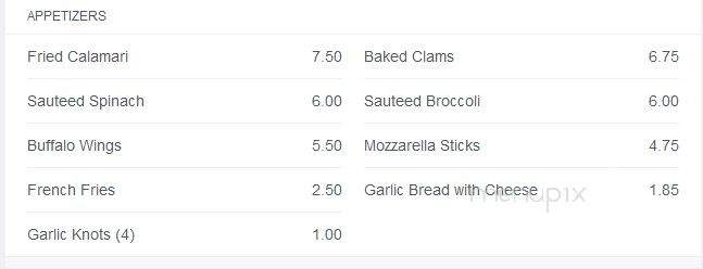 Fresco Pizza and Pasta - Bronx, NY menu_pic