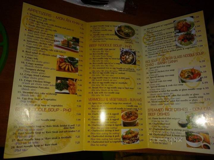 Pho Viet Cali - Los Angeles, CA menu_pic