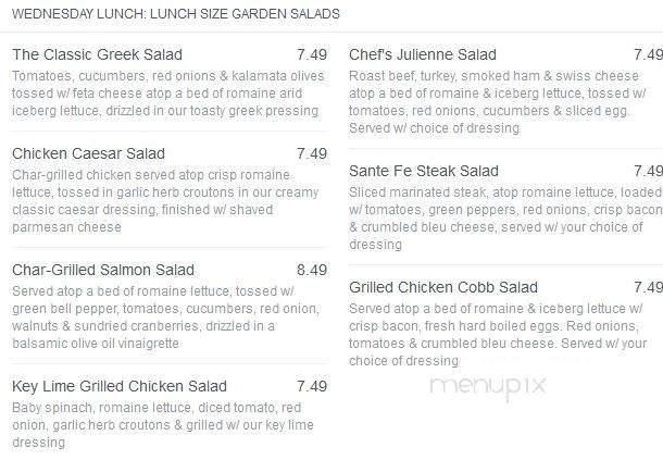 The Legacy Diner - Audubon, NJ menu_pic