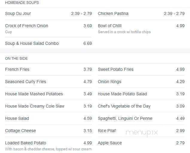 The Legacy Diner - Audubon, NJ menu_pic