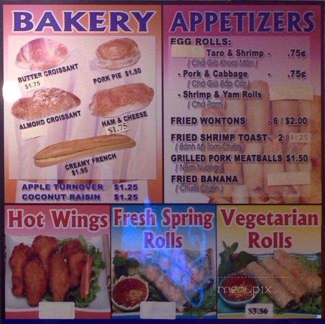 T&D Sandwiches - Fremont, CA menu_pic