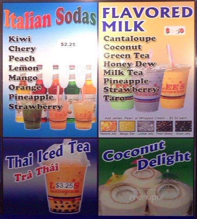 T&D Sandwiches - Fremont, CA menu_pic