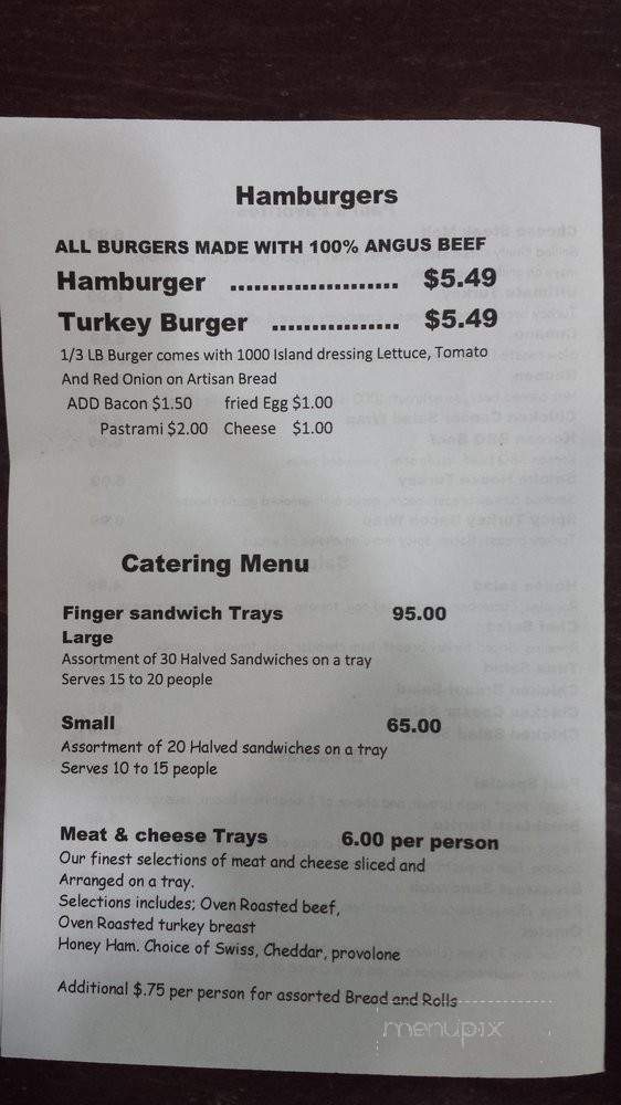 Big Paul's Sandwiches - Los Angeles, CA menu_pic