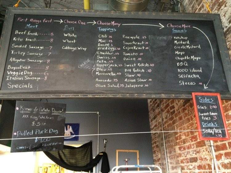 Botsky's - Lake Charles, LA menu_pic