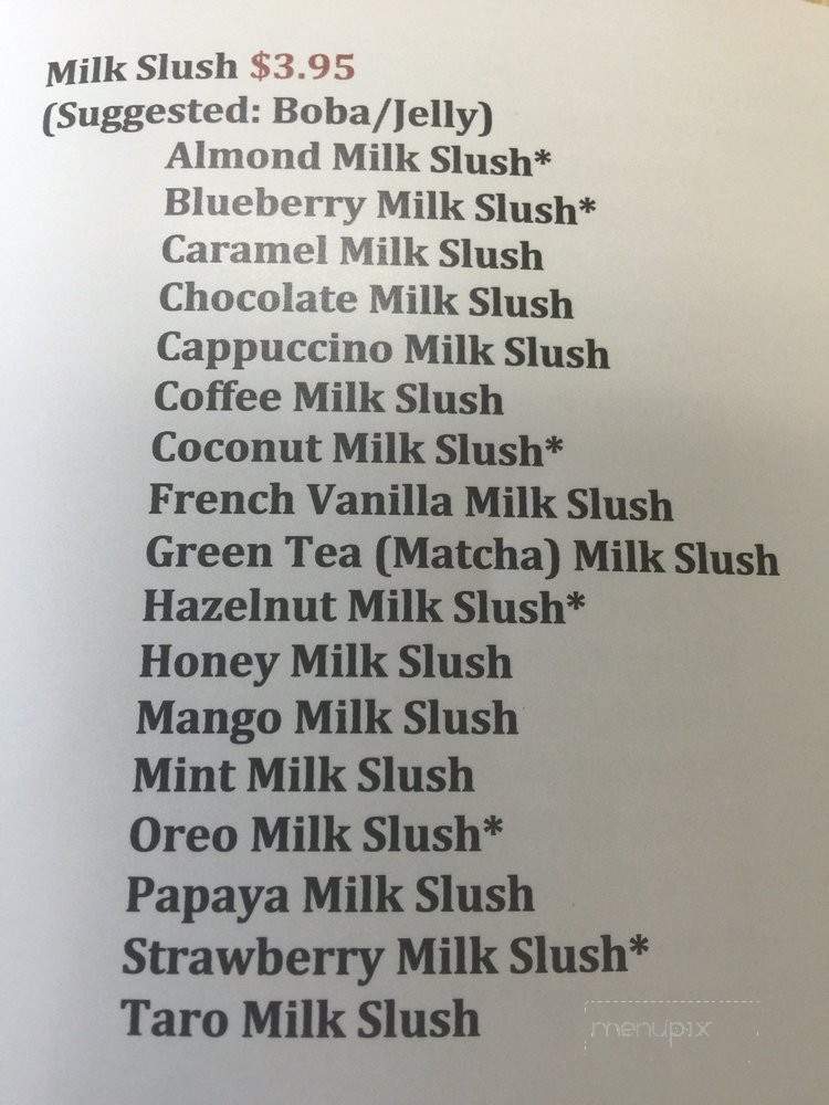 iTea - Yorba Linda, CA menu_pic