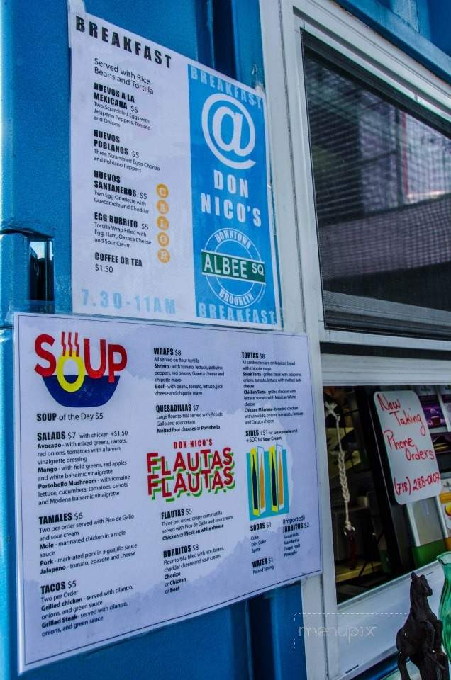 Don Nico's - Brooklyn, NY menu_pic