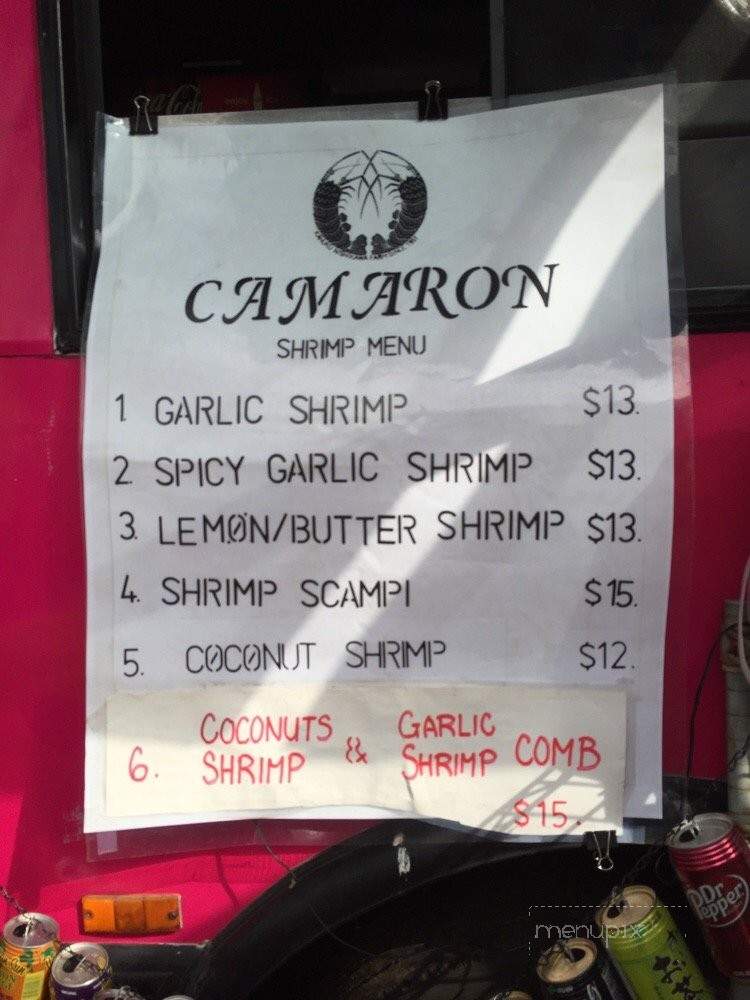 Camaron Shrimp Truck - Haleiwa, HI menu_pic