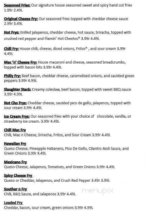Dogs 'n Frys - Saint Louis, MO menu_pic