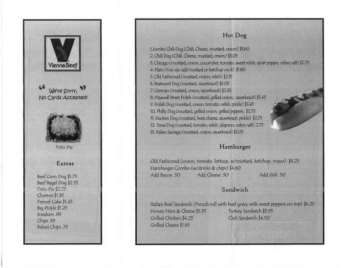 The Dog Stop - Dallas, TX menu_pic