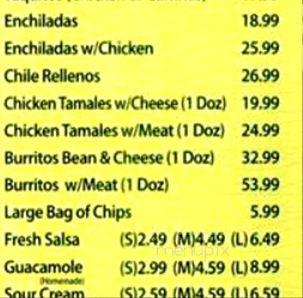Don Ruben Mexican Grill - Lakewood, CA menu_pic
