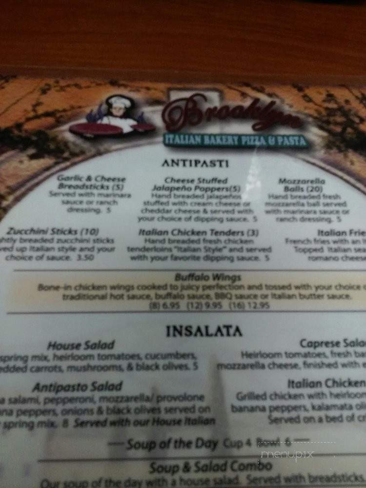 Brooklyn Italian Bakery Pizza & Pasta - Victorville, CA menu_pic