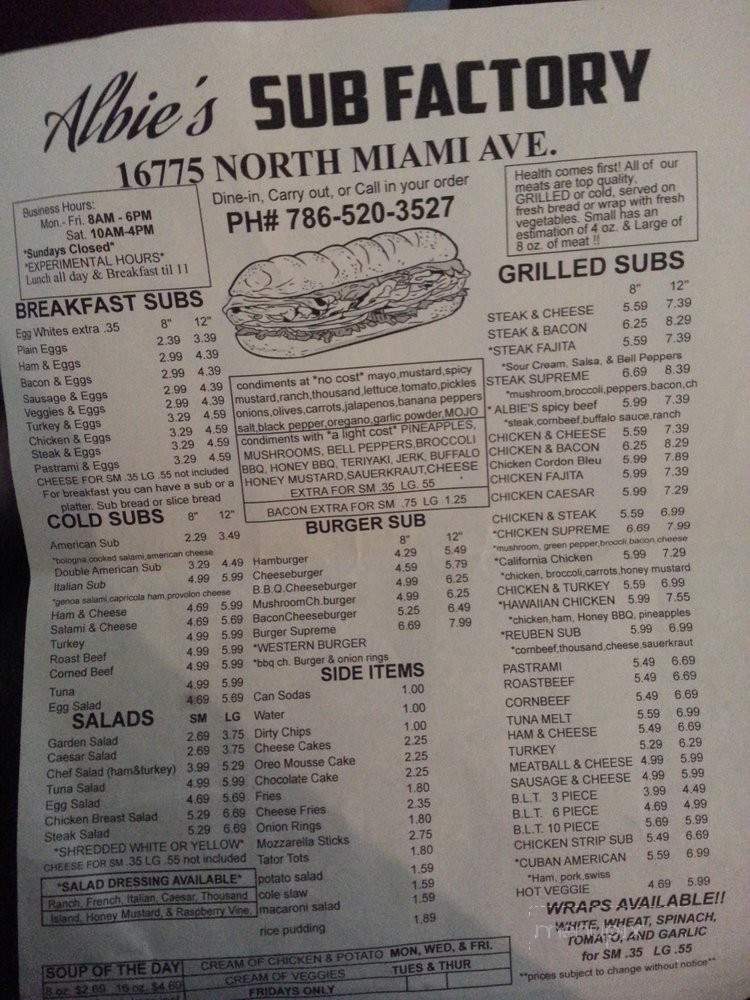 /251199866/Albies-SUB-Factory-North-Miami-Beach-FL - North Miami Beach, FL