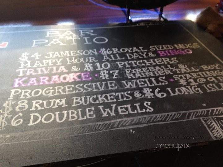 Royal Bar & Patio - Seattle, WA menu_pic