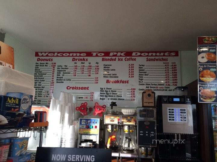 PK Donuts - Brea, CA menu_pic