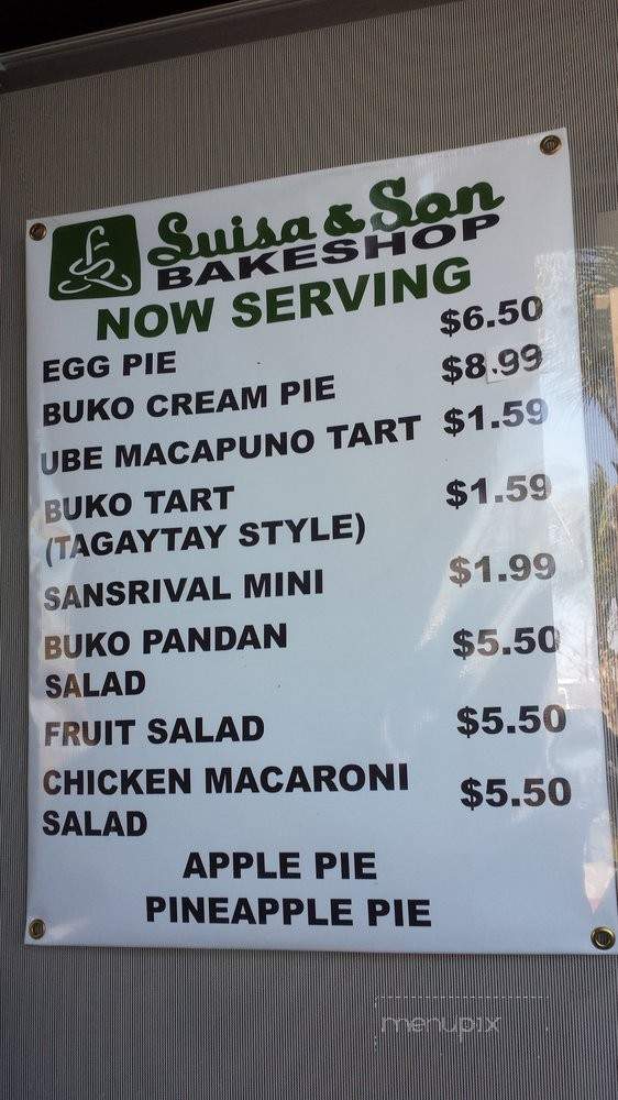 Luisa & Sons Bakeshop - Artesia, CA menu_pic