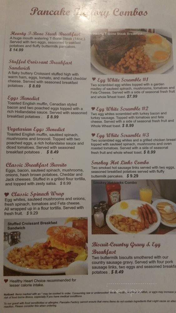 The Pancake Factory - Los Angeles, CA menu_pic