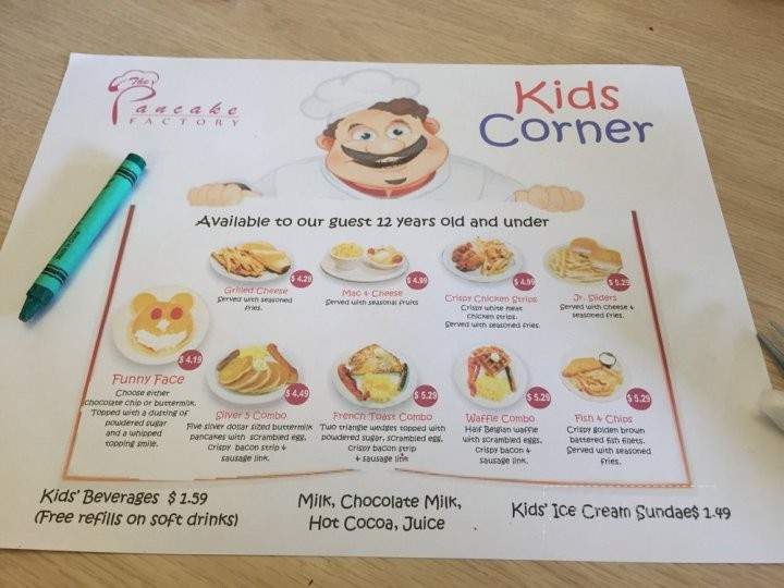 The Pancake Factory - Los Angeles, CA menu_pic