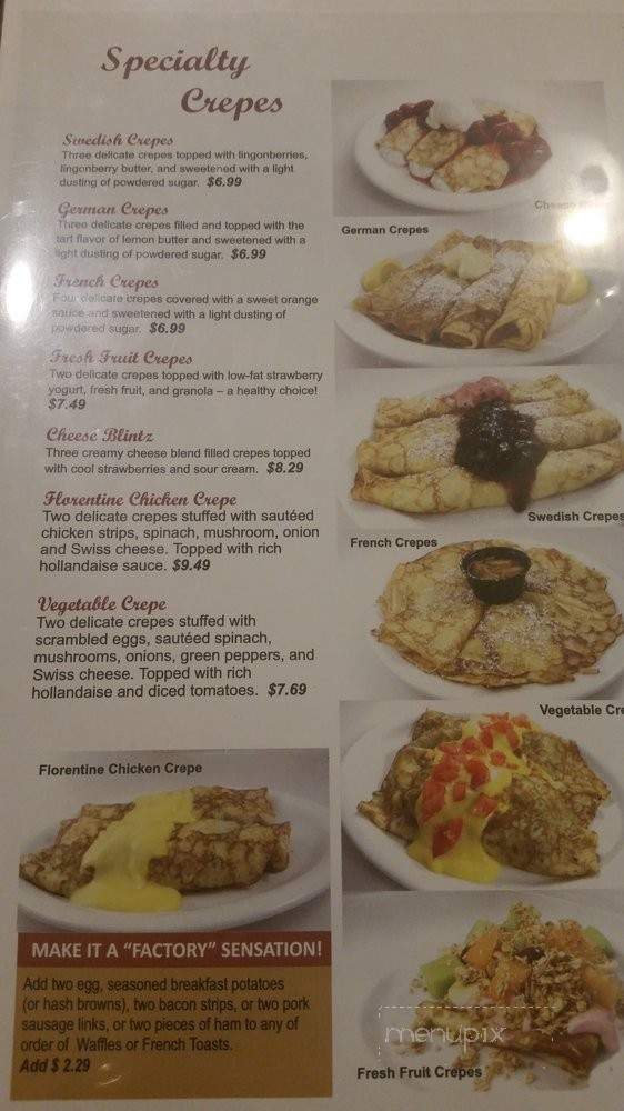 The Pancake Factory - Los Angeles, CA menu_pic