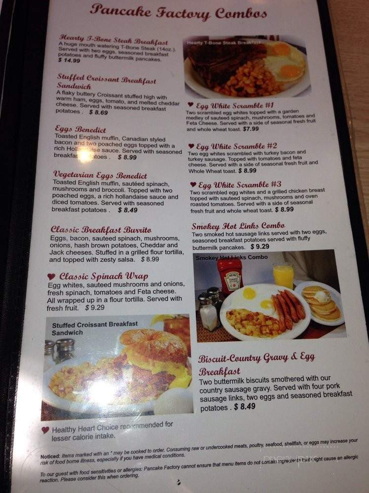 The Pancake Factory - Los Angeles, CA menu_pic