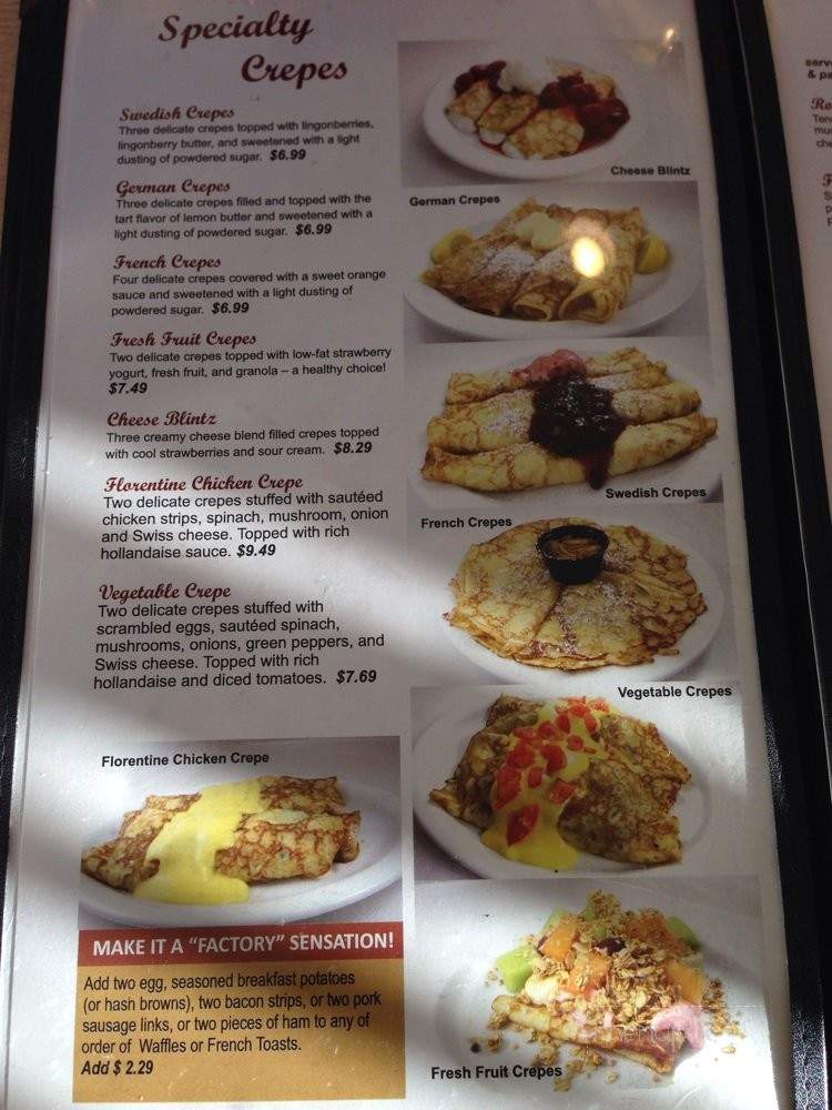 The Pancake Factory - Los Angeles, CA menu_pic