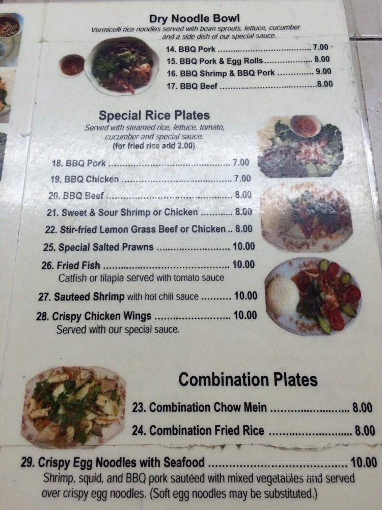 Vietnam Restaurant - King City, CA menu_pic