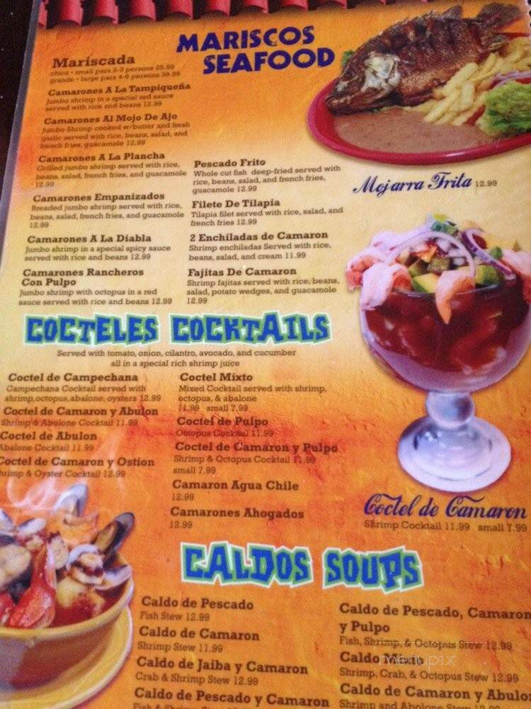 El Michoacano - Fresno, CA menu_pic