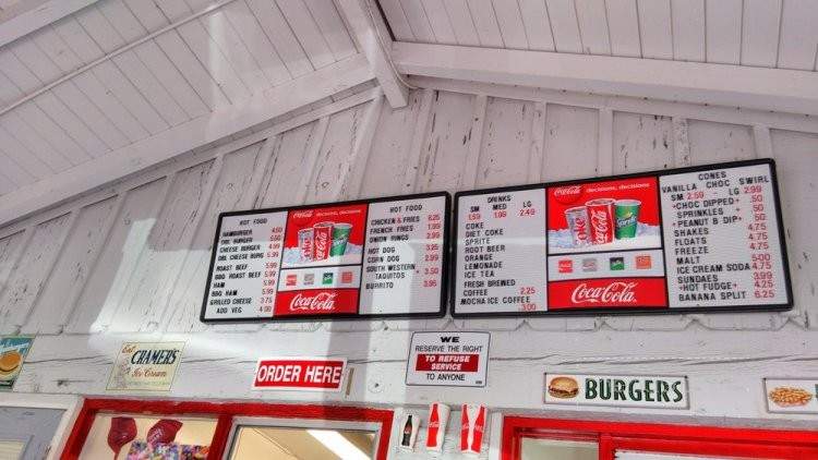 Frosty Chalet - Lone Pine, CA menu_pic