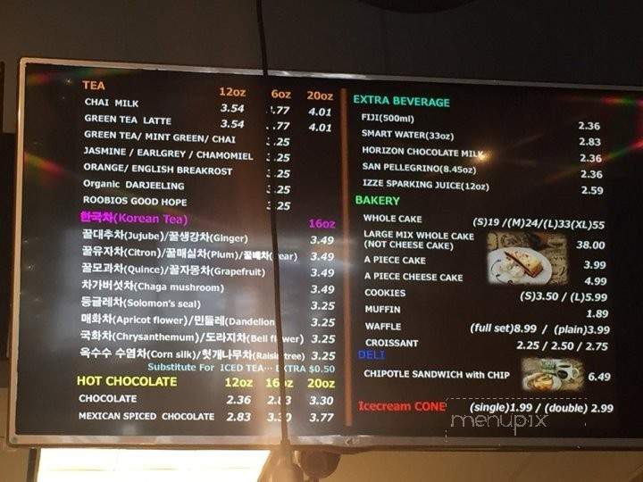 The Coffee By Hand - Duluth, GA menu_pic