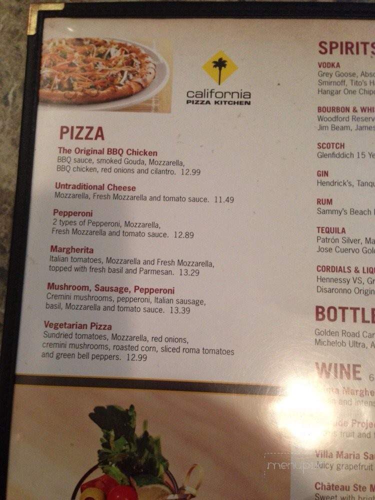 Gordon Biersch Brewing - Los Angeles, CA menu_pic